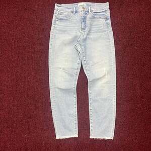 Loft Jeans Womens Sz 30/10 High waist Skinny Ankle Light Wash